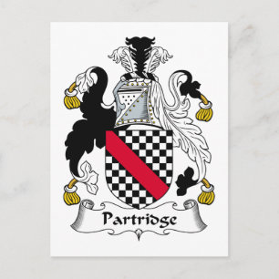 Partridge Family Crest Postcard