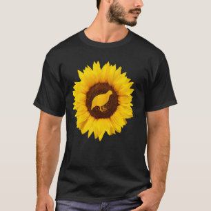 Partridge For Women Men Bird Quail Sunflower Lover T-Shirt