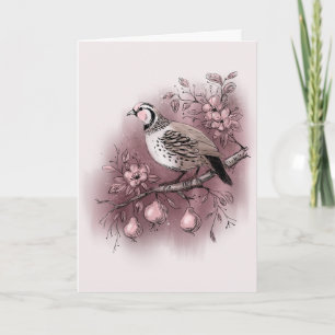 Partridge in a Pear Tree Card
