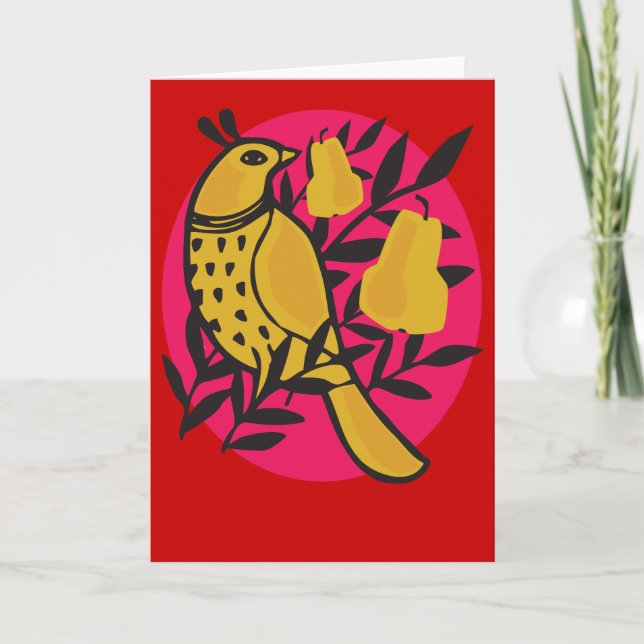 Partridge in a Pear Tree Card (Front)