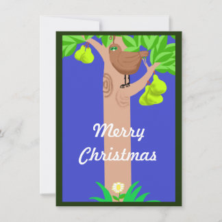 Partridge in a Pear Tree Christmas card