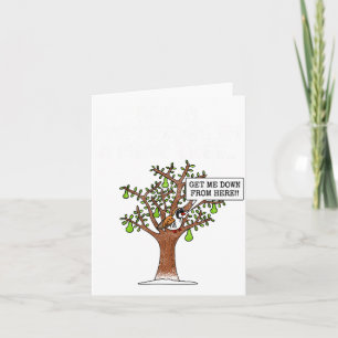 Partridge In A Pear Tree, Christmas Carol Singing  Card