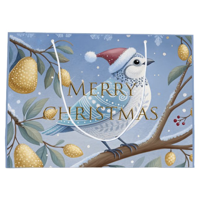 Partridge In A Pear Tree Gift Bag (Back)