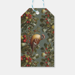 Partridge in a pear tree gift tags