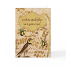 Partridge in a Pear Tree Holiday Cards