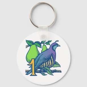 Partridge in a Pear Tree Key Ring