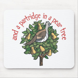 Partridge in a Pear Tree Mouse Mat