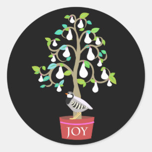 Partridge in a Pear Tree Sticker