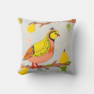 Partridge in Pear Tree Cushion