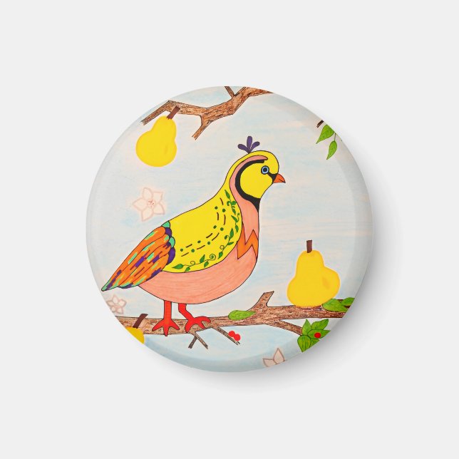 Partridge in Pear Tree Magnet (Front)