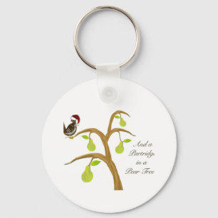 Partridge + Pear Tree Key Ring