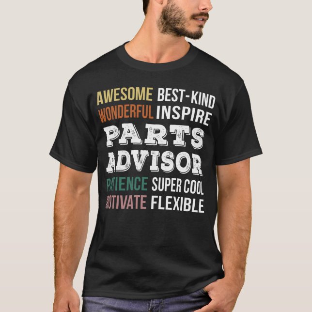 Parts Advisor  Appreciation T-Shirt (Front)