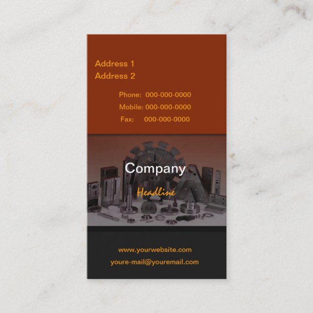 Parts Business Card (Front)