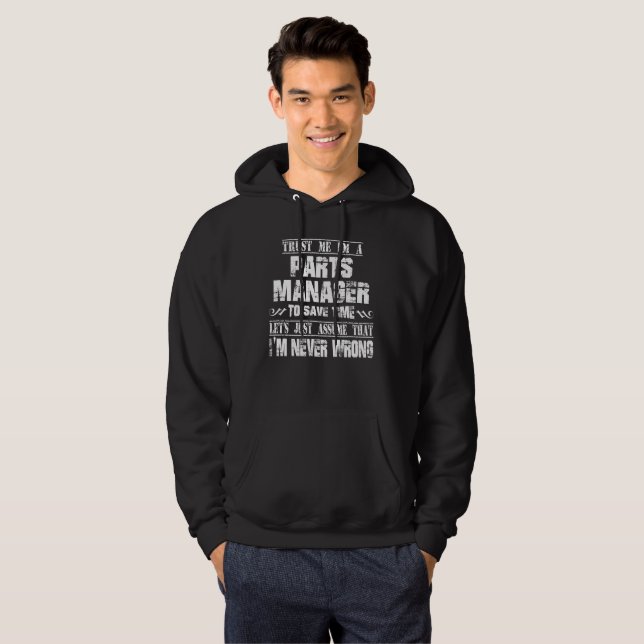 PARTS MANAGER HOODIE (Front Full)