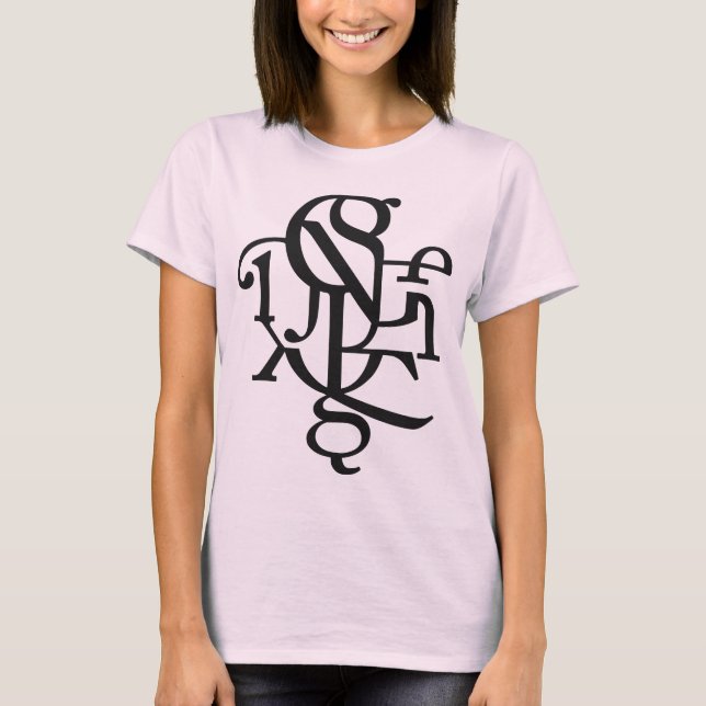 Parts Of A Character t-shirt (Front)