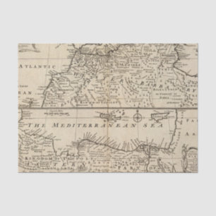 Parts of Barbary, Africa Tissue Paper