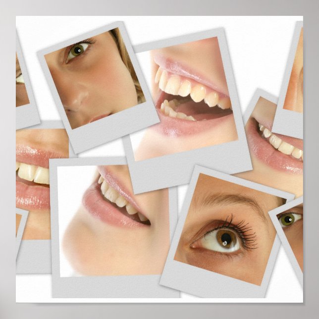 parts of the face poster (Front)