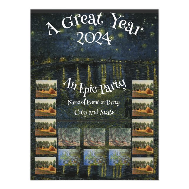 Party 2024 Dance Mixer Patio Celebration Garden Photo Print (Front)