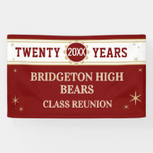 Party! 20th Reunion Celebration Banner