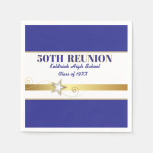 Party! 50th Class Reunion custom Napkins