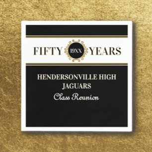 Party! 50th Reunion Celebration Napkin