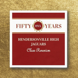 Party! 50th Reunion Celebration Napkin