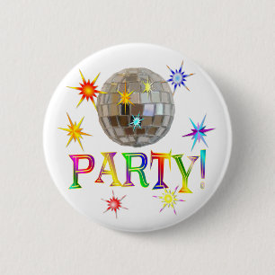 Party! 6 Cm Round Badge