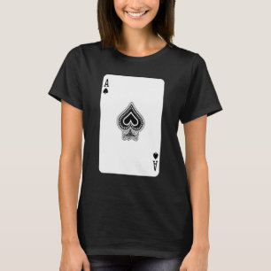 Party Ace Of Spades Poker Pro Lucky Player Winner T-Shirt