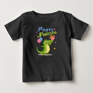 Party Animal Alligator Birthday Kids Baby T-Shirt