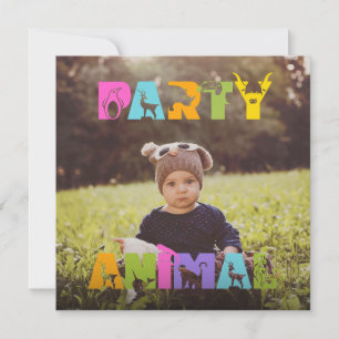 Party Animal Birthday Invitation