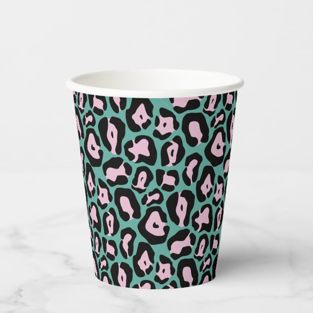 Party Animal Cheetah Print Paper Cup (Front)