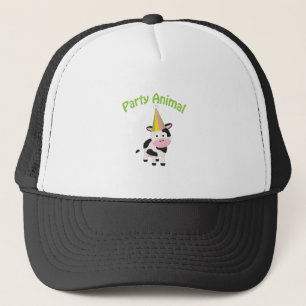 Party Animal cow Trucker Hat
