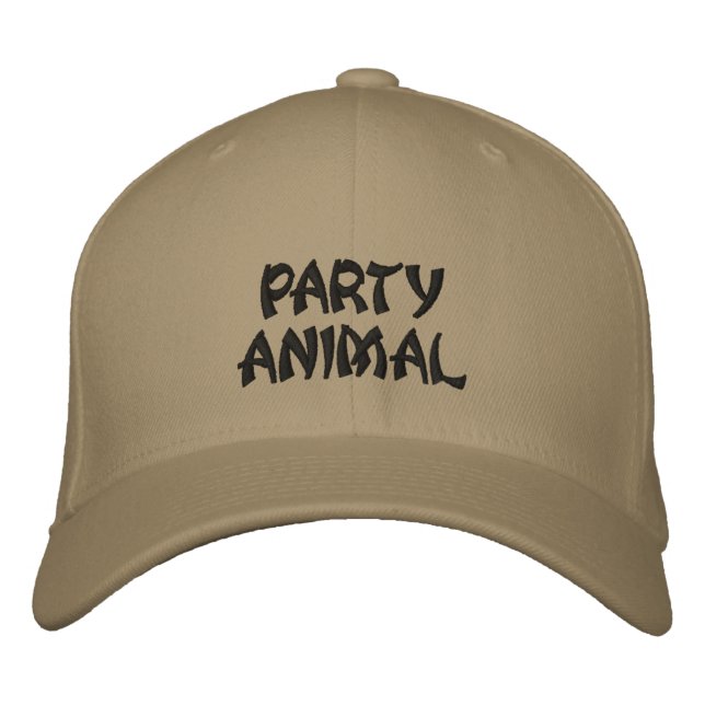 PARTY ANIMAL EMBROIDERED HAT (Front)