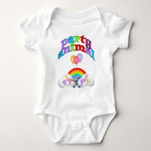 Party Animal Fun Baby Bodysuit