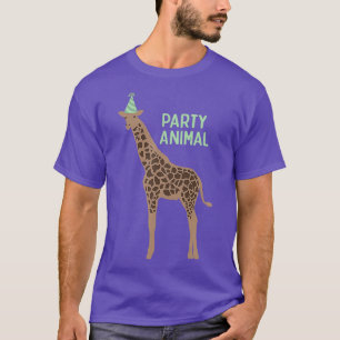 Party Animal Giraffe Giraffe Giraffe T-Shirt