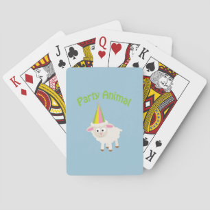 Party Animal! Lamb Playing Cards