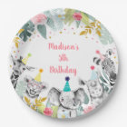 Party Animal Pink Gold Safari Birthday