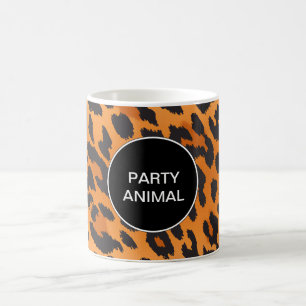 Party Animal Print Coffee Mugs