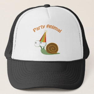 Party Animal! Snail Trucker Hat