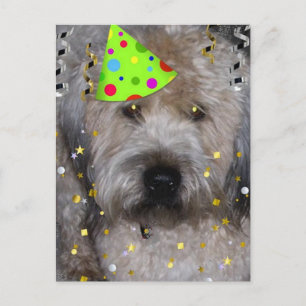 Party Animal Wheaton Terrier Postcard