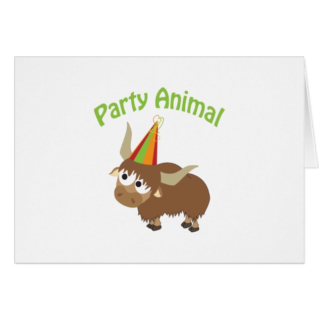 Party Animal Yak (Front Horizontal)