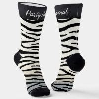 "Party Animal" Zebra Print Fun Personalizable Text