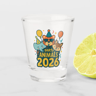 Party Animals 2026 Shot Glass