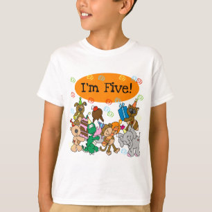 Party Animals 5th Birthday Tshirts and Gifts
