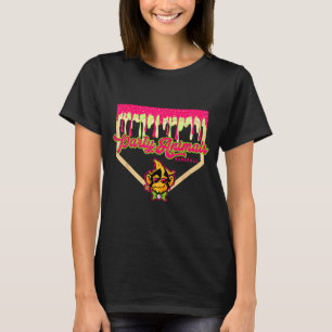 Party animals baseball drippy plate monkey  T-Shirt