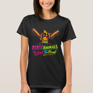 Party animals baseball jersey T-Shirt