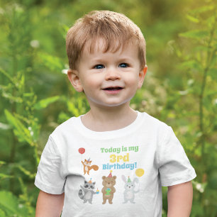 Party Animals Birthday Boy Toddler T-Shirt