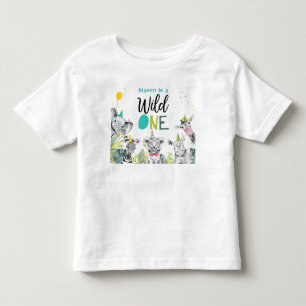 Party Animals Birthday Boy Wild One 1st Birthday  Toddler T-Shirt
