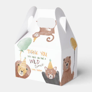 Party animals birthday party personalised favour box