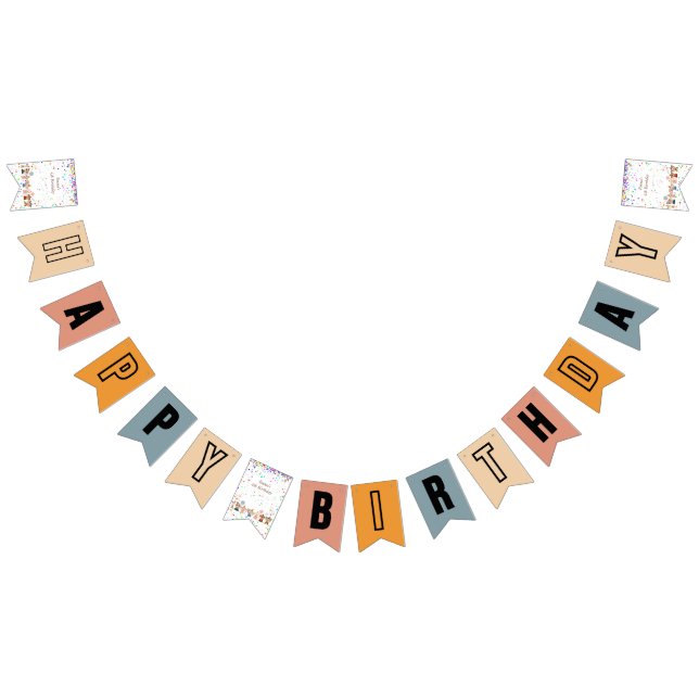 Party Animals Customizable  Bunting (All)